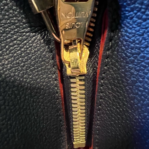 Louis Vuitton Navy Monogram Empreinte Montaigne MM - Picture 4 of 17